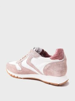Voile Blanche Women's Julia Vintage Suede And Technical Nylon Sneaker -Standrews Links Officials Store 001 2015744xROSEWHITExAlt3 37646208