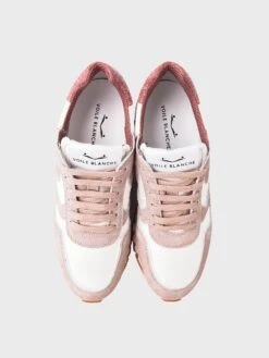 Voile Blanche Women's Julia Vintage Suede And Technical Nylon Sneaker -Standrews Links Officials Store 001 2015744xROSEWHITExAlt4 37646205
