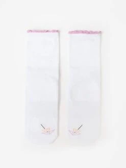 Pointe Studio Women's Happy Hour Crew Grip Socks -Standrews Links Officials Store 01PSC CKTLxBRIGHTWHITExAlt1 98122025