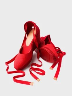 Castañer Castaner Carina Espadrille Wedge -Standrews Links Officials Store 020967xROJORUBIxAlt2 41895468