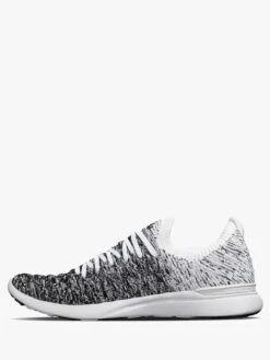 APL Men's TechLoom Wave Running Shoe -Standrews Links Officials Store 1 2 009 120 103 WHT BLK OMB alt4