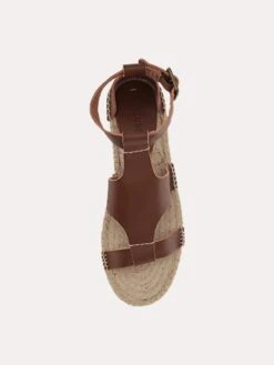 Soludos Banded Shield Sandal -Standrews Links Officials Store 1000308 walnutalt2