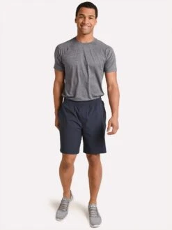 Rhone 9" Stripe Mako Short -Standrews Links Officials Store 100074 navyalt3