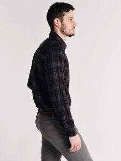 Billy Reid John T Shirt -Standrews Links Officials Store 102 791 brown charcoalalt2