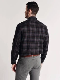 Billy Reid John T Shirt -Standrews Links Officials Store 102 791 brown charcoalalt3