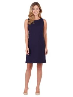 Jude Connally Beth Ponte Shift Dress 7 Jude Connally Beth Ponte Shift Dress -Standrews Links Officials Store 104110 darknavymodmosaicalt2
