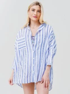 Stark X Women's White Stripe Dress