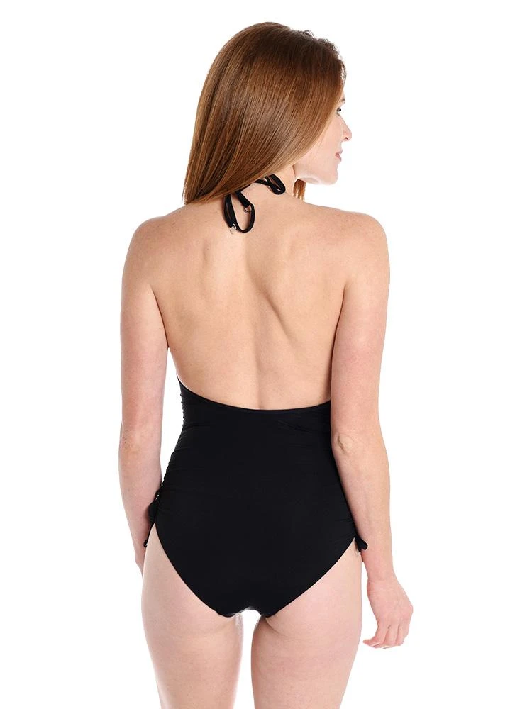 Seafolly Active Rouched Side Deep V Maillot 5 Seafolly Active Rouched Side Deep V Maillot - Image 5