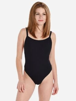 Seafolly Inka Rib Maillot -Standrews Links Officials Store 10767 165xBLACKxPrimary 58992828