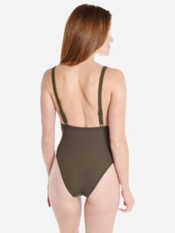 Seafolly Inka Rib Maillot -Standrews Links Officials Store 10767 165xDARKOLIVExAlt3 58992834