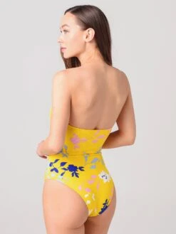 Seafolly Women's Florence Tube One Piece Swimsuit -Standrews Links Officials Store 10910 696xSUNFLOWERxAlt2