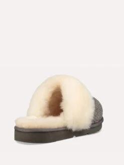 Ugg Women's Cozy Knit Slipper -Standrews Links Officials Store 1095116 CHARCOALalt3