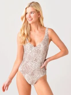 Seafolly Women's Serpentine One-Piece Swimsuit