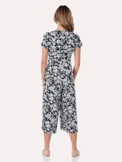 Jude Connally Blaire Crepe Stretch Jumper -Standrews Links Officials Store 110621 ffnvfloatingfloralnavyalt1