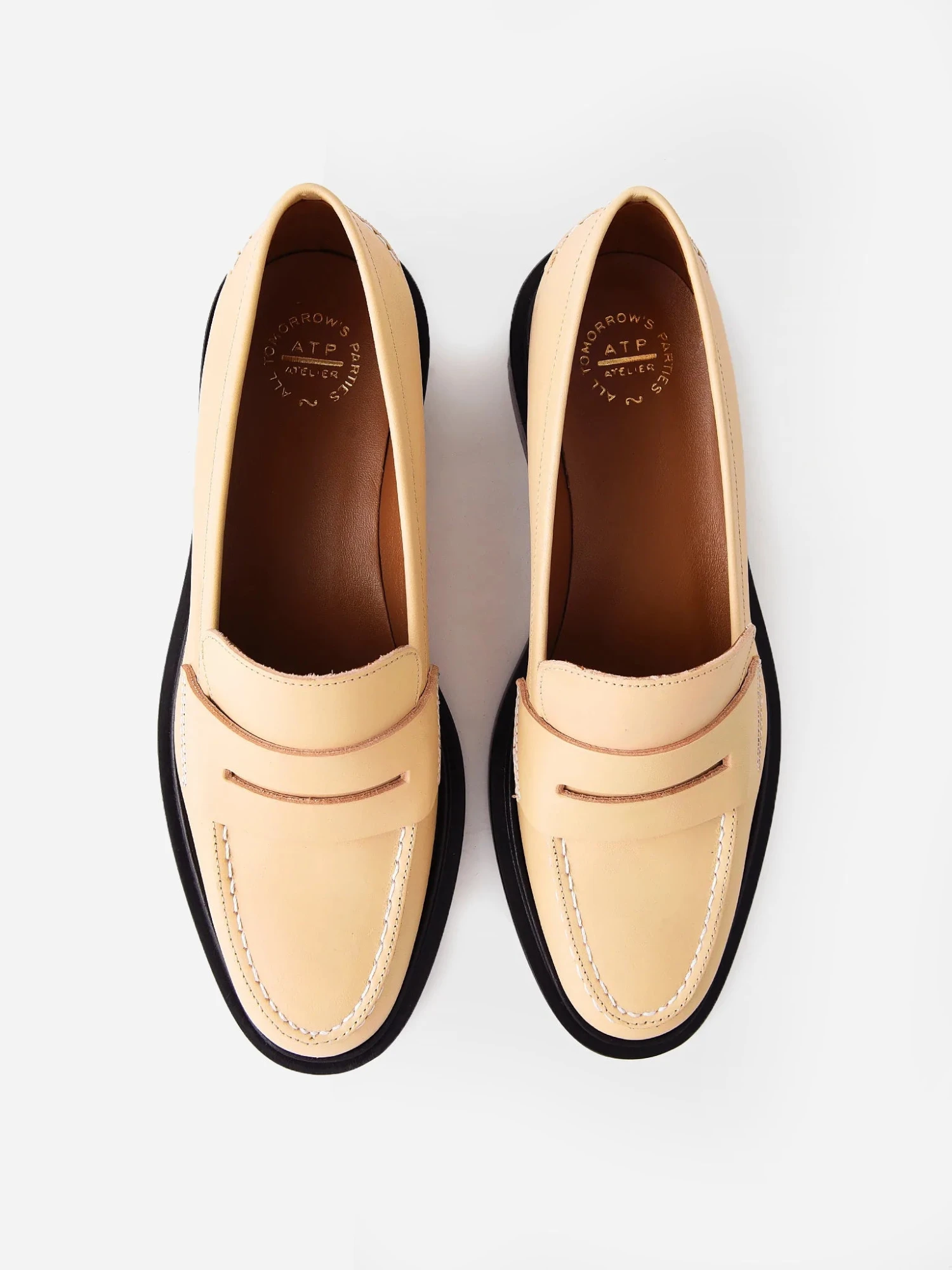 ATP Atelier Women's Monti Vanilla Vacchetta Loafers 4 ATP Atelier Women's Monti Vanilla Vacchetta Loafers - Image 4