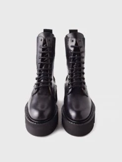 ATP Atelier Women's Pesaro Black Vacchetta Boot -Standrews Links Officials Store 111323xBLACKxAlt2 49151662