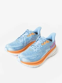 HOKA Women's Clifton 9 Wide Running Shoe -Standrews Links Officials Store 1132211xAIRYBLUEICEWATERxAlt4 100568220