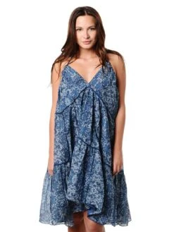 Carolina K Three Way Dress -Standrews Links Officials Store 116k09 flowersbluealt3