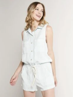 Glam Tencel Sleeveless Romper