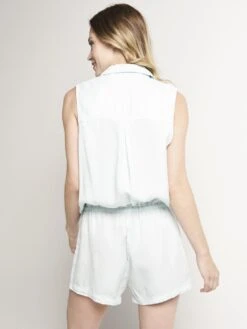 Glam Tencel Sleeveless Romper -Standrews Links Officials Store 118 d324 bluealt3