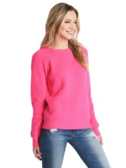 Jumper 1234 Thick Rib Crew Sweater 9 Jumper 1234 Thick Rib Crew Sweater -Standrews Links Officials Store 1216 1044 b628neonpinkalt1