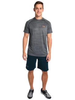 Under Armour Men's Short Sleeve Tech Tee 13 Under Armour Men's Short Sleeve Tech Tee -Standrews Links Officials Store 1228539 024steathgray magmaorangealt3
