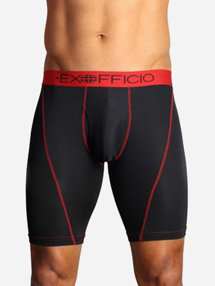 ExOfficio Men's Give-N-Go Sport Mesh 9in. Inseam Boxer Brief 1 ExOfficio Men's Give-N-Go Sport Mesh 9in. Inseam Boxer Brief