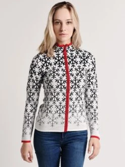 Krimson Klover Whiteout Full Zip Cardigan