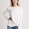 Stateside Long Sleeve Viscose Front Twist Fleece