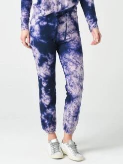 Stateside Women's Tie Dye Viscose Fleece Pant