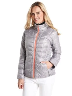 Obermeyer Women's Soleil Reversible Down Insulator -Standrews Links Officials Store 14014 overcast be6267df 6dcc 4d20 9421 329997c64759