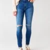 Mother Women's High Waisted Looker Ankle Fray Jean