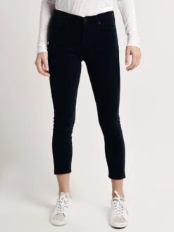 Citizens Of Humanity Women's Rocket Crop Velour High Rise Skinny Jean -Standrews Links Officials Store 1487 604 neptune darknavy 2a1e08de 863c 4237 b35f 383f0ed97c2c