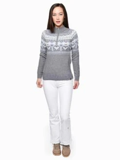 Krimson Klover Women’s McKinley Pullover Sweater -Standrews Links Officials Store 1493 MIDGREYalt3