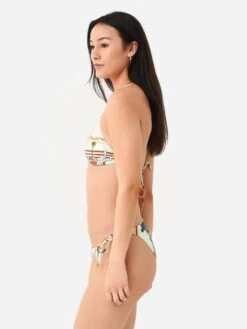 Tory Burch Women's Printed String Bikini Top 8 Tory Burch Women's Printed String Bikini Top -Standrews Links Officials Store 151031xCAROUSELSCARFFRENCHCREAMxAlt3 92263724