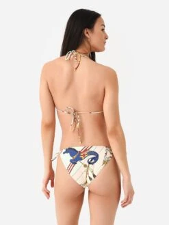 Tory Burch Women's Printed String Bikini Top 9 Tory Burch Women's Printed String Bikini Top -Standrews Links Officials Store 151031xCAROUSELSCARFFRENCHCREAMxAlt4 92263725