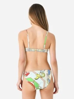 Tory Burch Women's Printed Underwire Bikini Top -Standrews Links Officials Store 151051xCAROUSELSCARFMINTxAlt3 98163247
