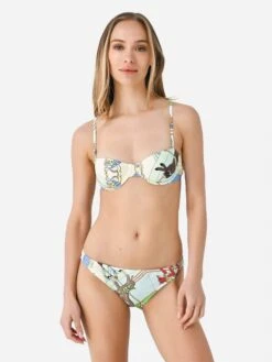 Tory Burch Women's Printed Underwire Bikini Top