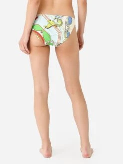 Tory Burch Women's Printed Hipster Bikini Bottom -Standrews Links Officials Store 151052 xCAROUSELSCARFMINTxAlt3 98163186