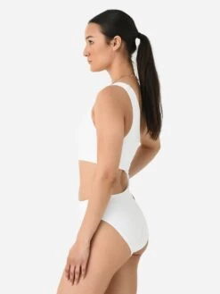 Tory Burch Women's Cut-Out One-Piece Swimsuit -Standrews Links Officials Store 151736 100xWHITExAlt2 98896901