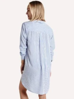 Maaji Women's Blue Harbour Island Long Sleeve Shirt -Standrews Links Officials Store 1562cls03 underwaterazurealt3