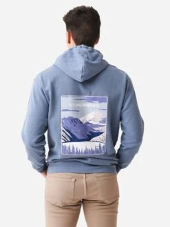 Saint Bernard Men's Mountain Scene Hoodie -Standrews Links Officials Store 1567xBLUEJEANxAlt3 82925652