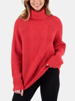 Obermeyer Women's Remy Turtleneck Sweater -Standrews Links Officials Store 16046xHIBISCUSxPrimary 12943311