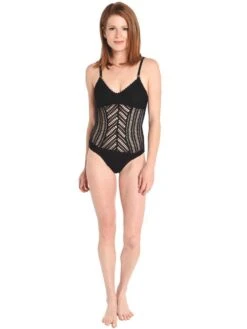 Robin Piccone Sophia Cut Out Swimsuit -Standrews Links Officials Store 160519 blackalt1