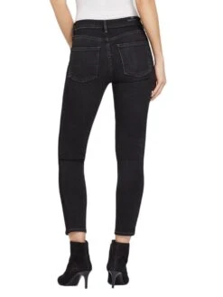Citizens Of Humanity Women's Rocket Crop High Rise Shadow Stripe Darkness Skinny Jean -Standrews Links Officials Store 1667 805 shadowstripedarknessalt2