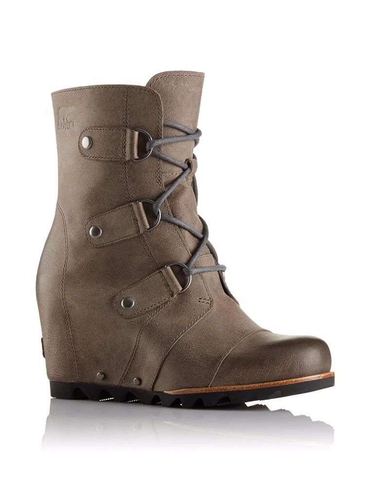 Sorel Women's Joan Of Arctic Wedge Mid Boot Dark Fog 2 Sorel Women's Joan Of Arctic Wedge Mid Boot Dark Fog - Image 2