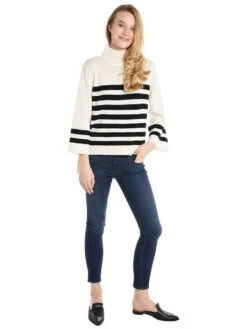 Joie Lantz Sweater -Standrews Links Officials Store 17 5 b63 sw00725 porcelain caviaralt1