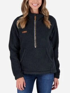 Obermeyer Women's Piper Sherpa Pullover -Standrews Links Officials Store 17058xBLACKxPrimary 44947849