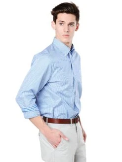 Southern Tide Men's New Street Stripe Shirt -Standrews Links Officials Store 1715 royalbluealt2