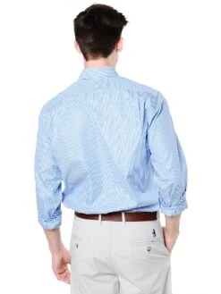 Southern Tide Men's New Street Stripe Shirt -Standrews Links Officials Store 1715 royalbluealt3